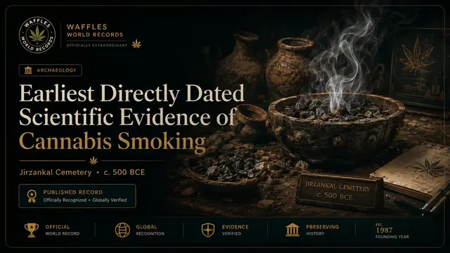 Full editorial preview for Earliest Directly Dated Scientific Evidence of Cannabis Smoking