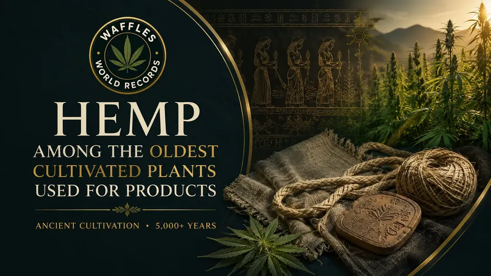 Editorial scene for Hemp Among the Oldest Cultivated Plants Used for Products
