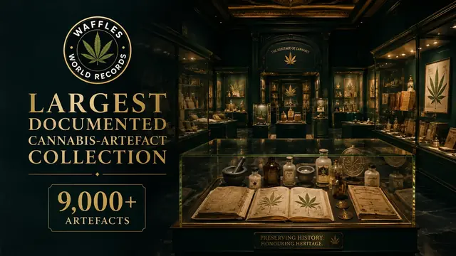 Full editorial preview for Largest Documented Cannabis-Artefact Collection