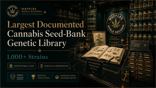 Full editorial preview for Largest Documented Cannabis Seed-Bank Genetic Library