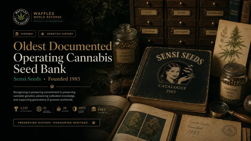 Editorial scene for Oldest Documented Operating Cannabis Seed Bank