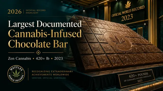 Full editorial preview for Largest Documented Cannabis-Infused Chocolate Bar