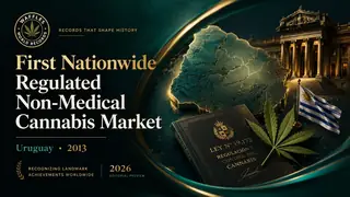 Editorial illustration for First Nationwide Regulated Non-Medical Cannabis Market