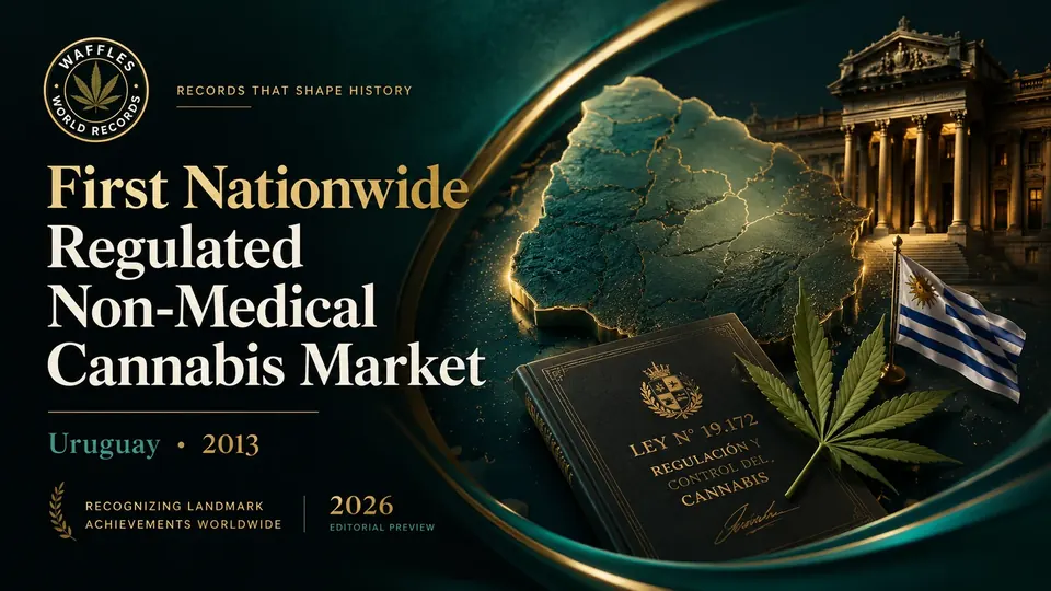 Editorial scene for First Nationwide Regulated Non-Medical Cannabis Market